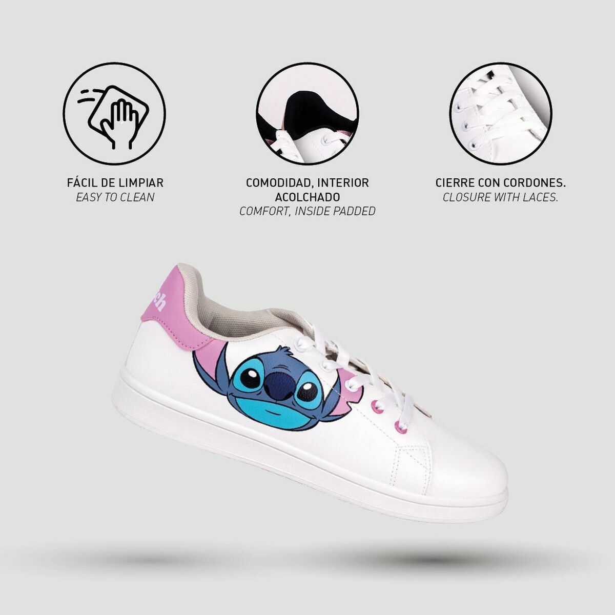 Sportsjoggesko for kvinner Stitch Hvit